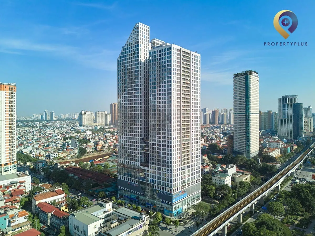 Toàn cảnh tòa tháp Thiên Niên Kỷ tại Hà Đông với kiến trúc hiện đại